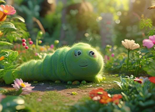 毛毛绘本讲故事视频 - 幼儿绘本故事毛毛虫