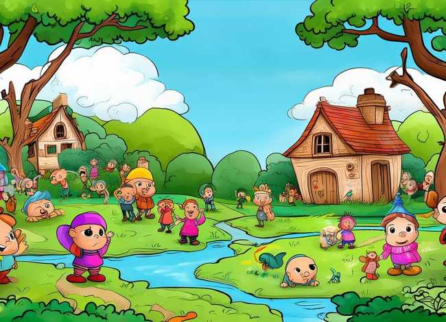 英语小故事儿童绘本 - 英语小故事绘本8张