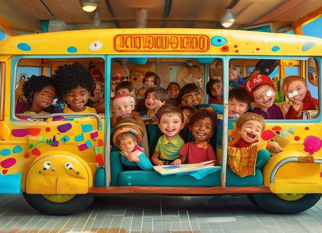校车的儿童故事文字版、校车的故事幼儿故事文字
