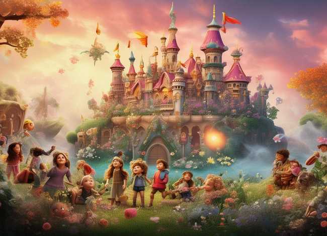 美丽的儿童故事完整版 - 美丽的儿童画作品