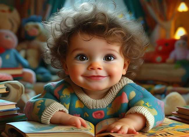 爱听故事的小朋友图片；爱听故事的小朋友图片可爱