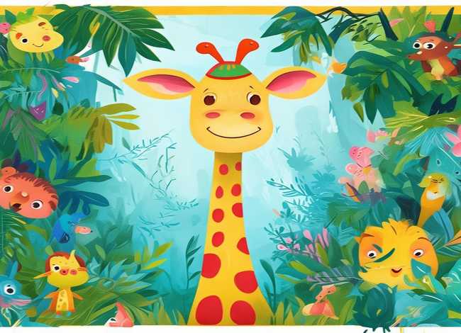 儿童故事长颈鹿3-6岁有声阅读（长颈鹿幼儿故事有趣）