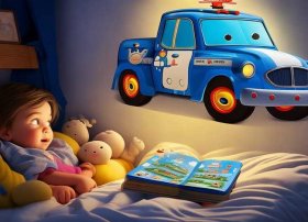 警车的故事儿童睡前故事、警车的故事 幼儿睡前