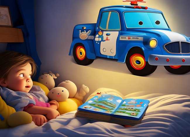 警车的故事儿童睡前故事、警车的故事 幼儿睡前