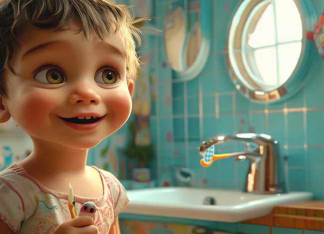 刷牙故事绘本完整，绘本故事《刷牙》