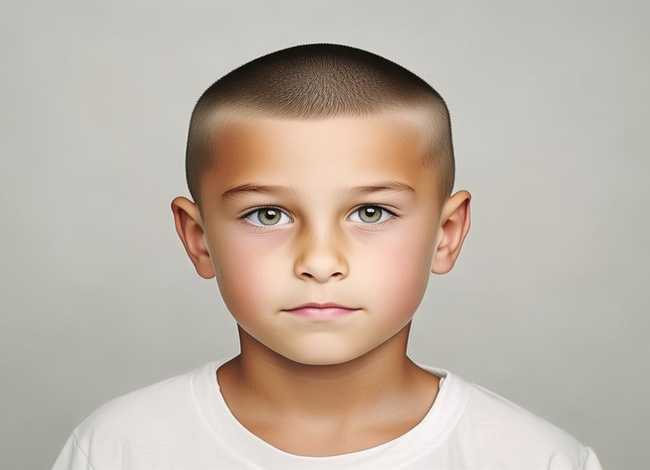 儿童发型男孩短发寸头、儿童发型男孩短发寸头 帅气