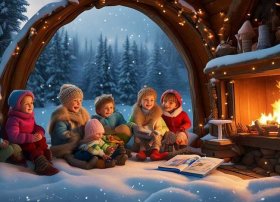 儿童冬天的故事完整版 儿歌冬天的故事