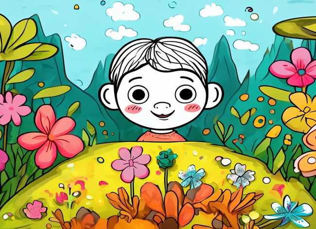 儿童故事配图插画、幼儿故事配图简笔画