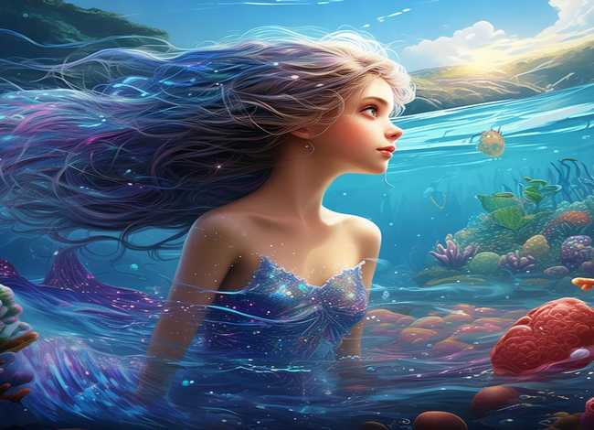少儿故事海的女儿、海的女儿故事小视频