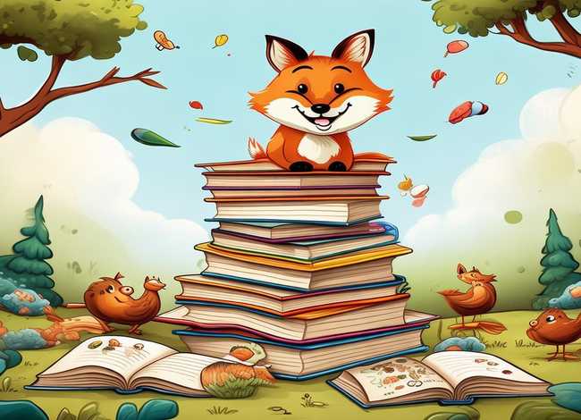 儿童绘本故事在线阅读狐狸吃书（狐狸吃书的故事读后感一年级）