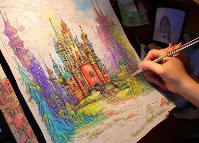 马克笔童话画 马克笔童话画图片大全 马克笔童话画 马克笔童话画图片大全