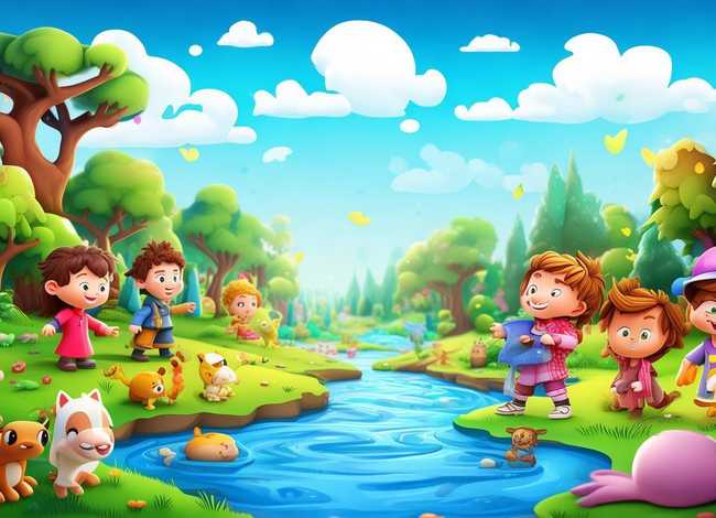 儿童插画图片素材，儿童插画图片素材高清