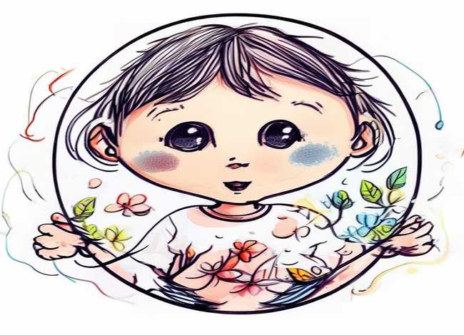 团扇画面儿童简笔画，团扇画面儿童简笔画图片