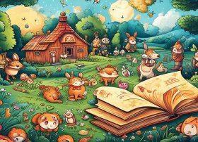 儿童故事画图片手绘 - 儿童故事手绘画图片大全