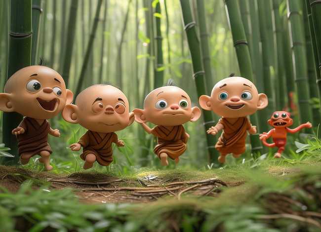 儿童故事三个和尚大全 - 幼儿故事三个和尚故事