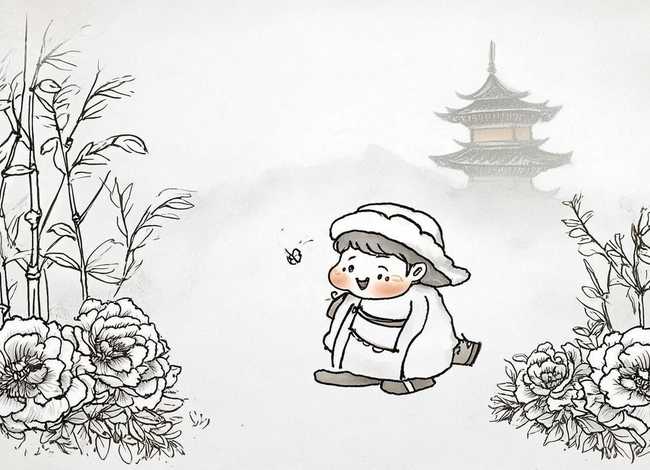 中国古代儿童图片大全大图，中国古代儿童图片大全大图简笔画