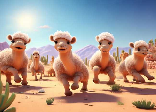 骆驼的绝招儿童故事 骆驼的幼儿故事 骆驼的绝招儿童故事 骆驼的幼儿故事