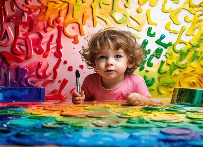 儿童故事彩虹颜料，故事彩虹的颜色文字版