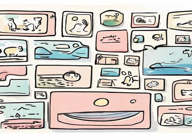 线描绘本故事大全带图片，线描绘本故事简单图案