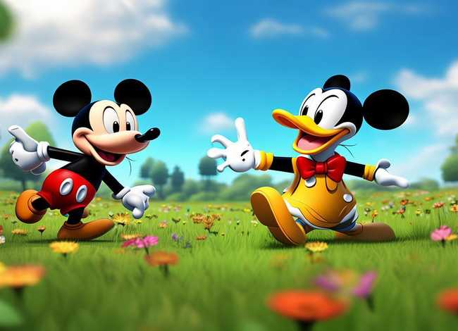 英语故事动画片 - 英语故事动画片米老鼠和唐老鸭