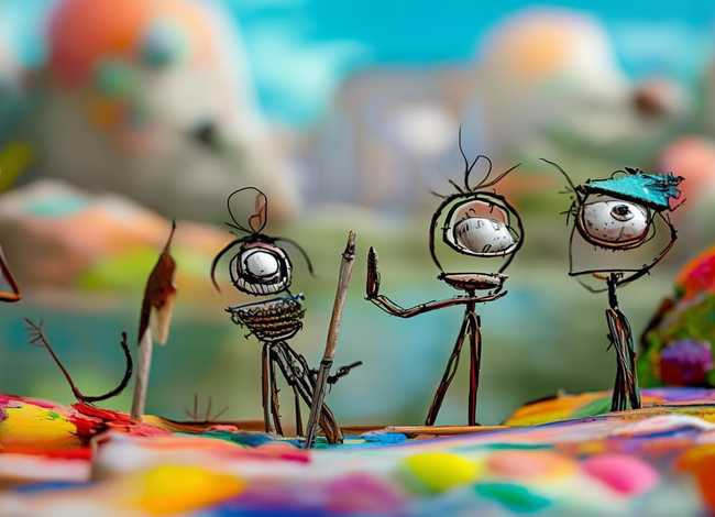 火柴人画图故事 - 火柴人画图故事怎么画