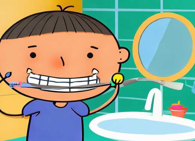 儿童刷牙方法图片；儿童刷牙方法图片简笔画