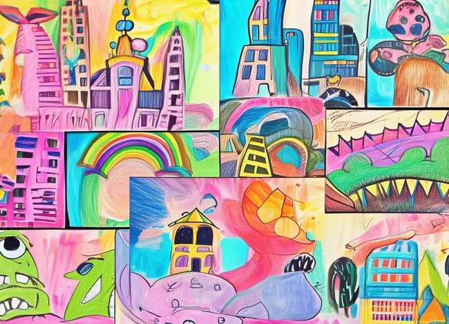 儿童画画里的故事图片、儿童画画的图片有哪些