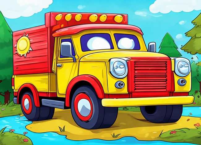 小货车的故事绘本（小货车的故事绘本视频）