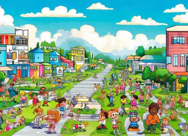 文明城市儿童画 - 文明城市少儿绘画作品 文明城市儿童画 - 文明城市少儿绘画作品