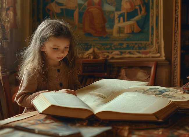 读书的故事绘画 - 读书的故事绘画图片