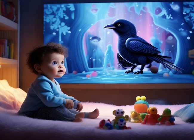 宝宝睡前故事乌鸦喝水视频、宝宝睡前故事乌鸦喝水视频讲解