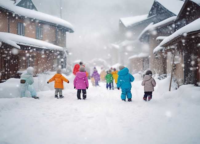 下雪的儿童故事 - 下雪的故事幼儿视频