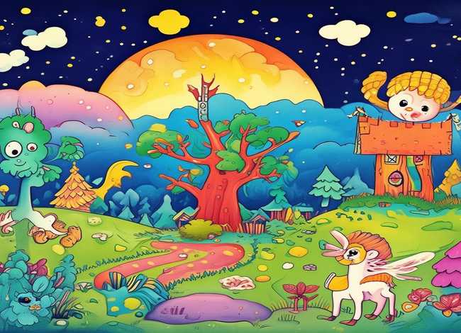 儿童故事连环画6幅图作品 - 幼儿故事连环画图片6张