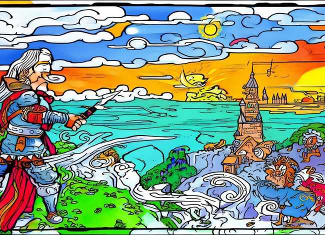 欧洲神话故事手抄报四年级（欧洲神话故事手抄报四年级上册）