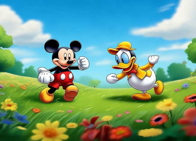 英语故事动画片 - 英语故事动画片米老鼠和唐老鸭