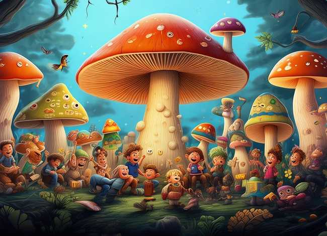 蘑菇的故事儿童，蘑菇的故事绘本