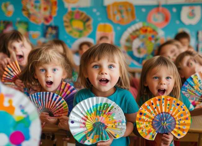 扇子画儿童创意美术,扇子画儿童创意美术教案 扇子画儿童创意美术,扇子画儿童创意美术教案