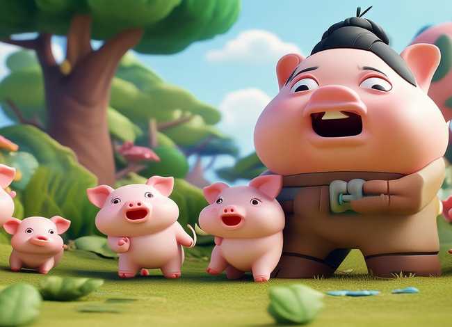 儿童故事猪八戒生娃娃、猪八戒的幼儿故事