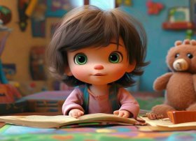 幼儿听故事简笔画（幼儿听故事简笔画图片）
