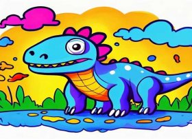 儿童简笔画恐龙的画法（儿童简笔画恐龙的画法图片）