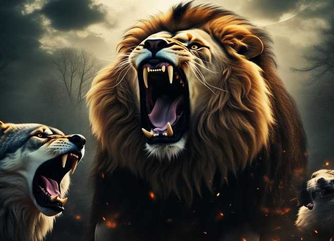 狮吼狼嚎成语、狮吼狼嚎成语怎么说