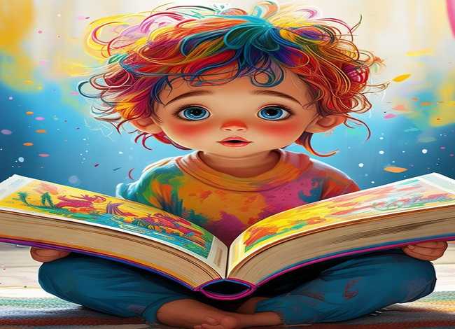 儿童看故事书简笔画（看故事书的简笔画）