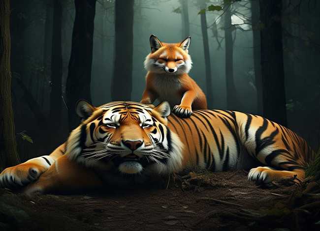 儿童故事狐假虎威的背景音乐、狐假虎威故事背景纯音乐