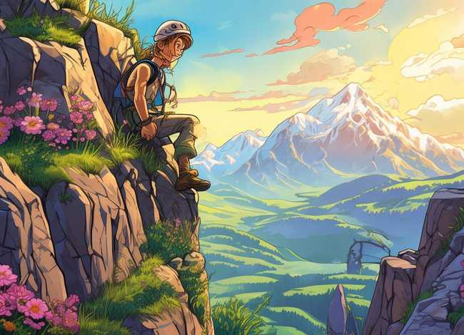 攀岩小故事，攀岩绘本故事