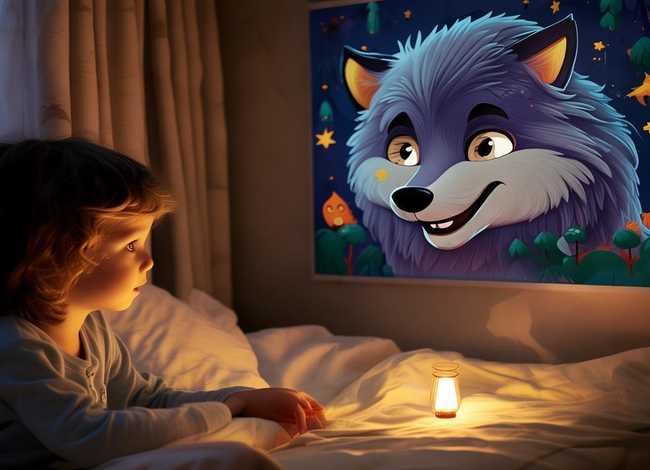 2岁儿童的睡前故事大灰狼 - 宝宝睡前故事4~6岁大灰狼的故事