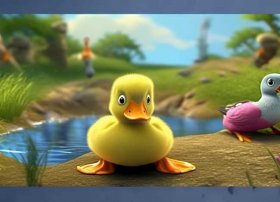 丑小鸭的故事简短版绘本图片、丑小鸭的故事简短版绘本图片高清