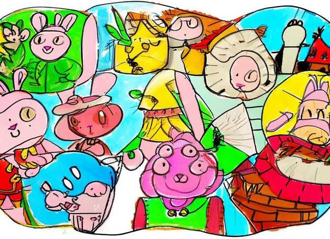 绘本故事简笔画10张，绘本故事简笔画10张图片