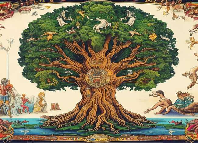 世界神话故事手抄报、世界神话故事手抄报怎么画