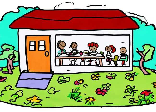 家的故事二年级简笔画 - 家的故事二年级简笔画图片