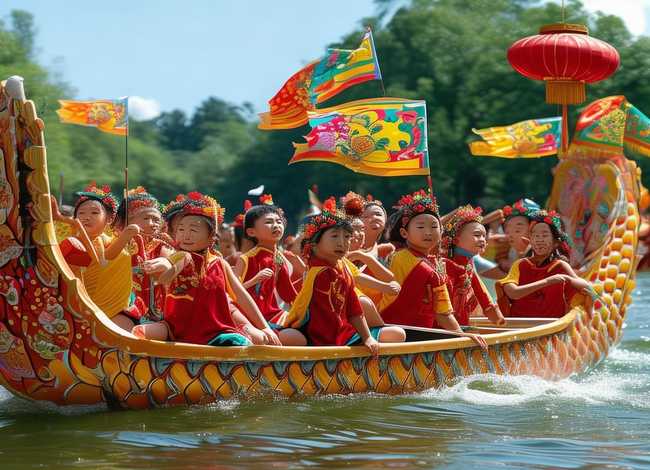 儿童端午节故事图片 - 儿童端午节绘画图片